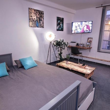 Appartement calme et spacieux, Cité et ville à pied, WIFI, 2 chambres, 3 lits Carcassonne Exterior foto
